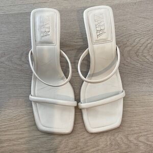 Zara kitten heel sandals